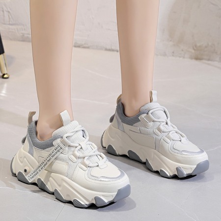 Spring Women Breathable Flat Bottom Casual Sports Shoes